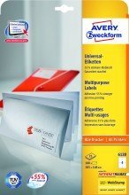 Avery Zweckform© 6120 Universal-Etiketten, 105 x 148 mm, Geeignet fr Deutsche Post INTERNETMARKE, 25 Blatt/100 Etiketten, weiá von AVERY Zweckform