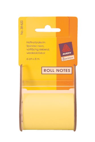 Avery Zweckform 38-620 Haftnotiz 60mmx8m Roll Notes im Spender von AVERY Zweckform