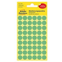 AVERY Zweckform Klebepunkte 3143 grün Ø 12,0 mm von AVERY Zweckform