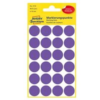 AVERY Zweckform Klebepunkte 3118 violett Ø 18,0 mm von AVERY Zweckform