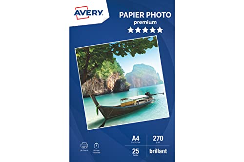 Avery 2739 Fotopapier glänzend A4 270 g/m² 25 Blatt von Avery