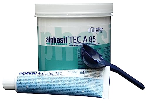 Knetsilikon Alphasil PerfectTec 85 A, Abfomsilikon, Silikonkautschuk, Abformmasse, Modelliermasse 1,6 kg mit Activator 60 ml von AWASIL