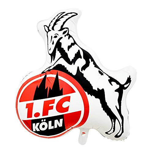 1. FC Köln Folienballon - Logo - mit Helium befüllbarer Ballon Luftballon - Plus Lesezeichen I love Köln von AWEHIRU