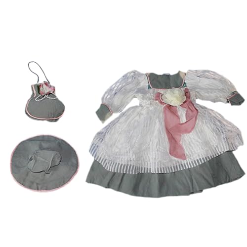 ＡＷＨＡＯ 1: 3 BJD Doll Kleiderpuppe Kleidung für Kinder Geburtstagsgeschenkmodekostüme Outifit für 25 Zoll Puppe, Grau von ＡＷＨＡＯ