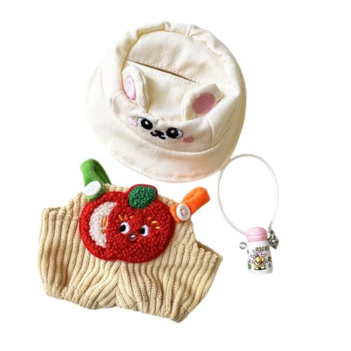 ＡＷＨＡＯ Puppenhosenkleidung, Puppenoutfits Kleidung, Mädchengeschenk, Puppenzubehörkleidung, Puppenkleidungszubehör für Puppen, Anhängerpuppe, Obstflaschen-Set von ＡＷＨＡＯ