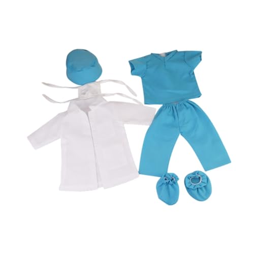 ＡＷＨＡＯ Puppenkleidung Doll Uniform 18 "18 Zoll Doll Kleidung Dolls Peeling für 18 Zoll Fashion Dolls Mädchen Amerikanische Puppen im Alter von 5 bis 7 8-10, Blau von ＡＷＨＡＯ