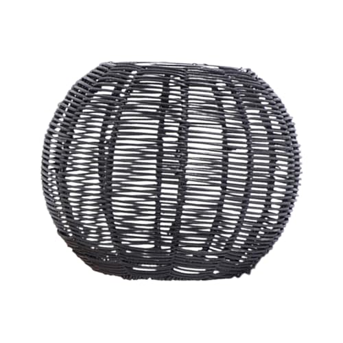 ＡＷＨＡＯ Retro-Hängelampenschirm Geflochtener Rattan Hängelampenschirm Deckenleuchte Kronleuchter Abdeckung für Hotel Home Küche Wohnzimmer, Stil M von ＡＷＨＡＯ