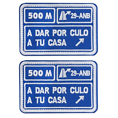 AXEN 2PCS A Dar Por Culo A Tu Casa Patch, Style 2 von AXEN