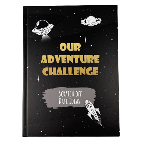 Our Adventure Challenge Scrapbook - 50 Scratch Off Date Games For Couples - Gifts Ideas For Anniversary Valentines Christmas Or Engagement Wedding Day von AXICIR