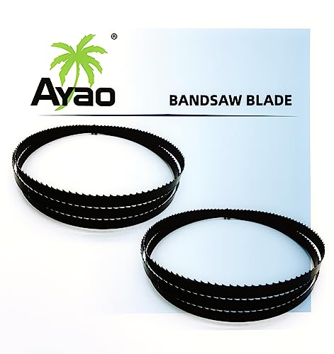 AYAO Bandsägeblatt, 1790 mm x 9,5 mm x 12 TPI (2 Sägeblätter) von AYAO