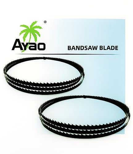 AYAO Bandsägeblatt 1512 mm x 6,5 mm x 12 ZpZ (2 Sägeblätter) von AYAO