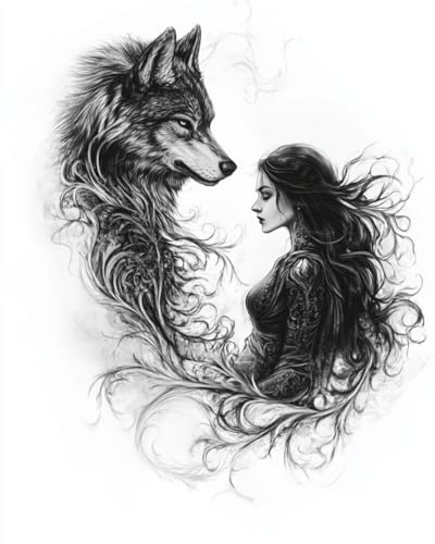 AYAOYANGGO 9CT Diy Bead Embroidery Set Anime Wolf Und Frau Bead Embroidery Kit Kreuzstich,Nadelspitze,Handarbeit,Wandteppich-Set,Perlenstickerei-Muster,3D-Stickset 50x60cm AYAOYANGGO 9CT Diy Bead Embroidery Set Anime Wolf Und Frau Bead Embroidery Kit Kreuzstich,Nadelspitze,Handarbeit,Wandteppich-Set,Perlenstickerei-Muster,3D-Stickset 50x60cm von AYAOYANGGO
