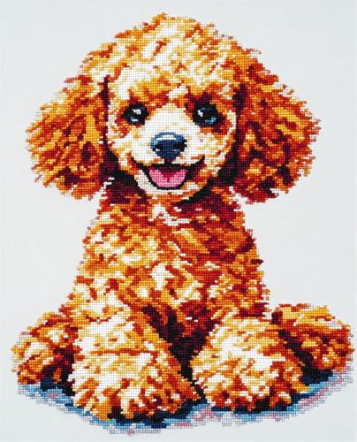 AYAOYANGGO Hund Tier Knüpfteppich Pudelportrait Knüpfsets Für Teppiche Für Erwachsene Und Anfänger, Diy-Fußmatte, Teppich-Set, Wandteppich, Geschenk, Heimdekoration 35x46in AYAOYANGGO Hund Tier Knüpfteppich Pudelportrait Knüpfsets Für Teppiche Für Erwachsene Und Anfänger, Diy-Fußmatte, Teppich-Set, Wandteppich, Geschenk, Heimdekoration 35x46in von AYAOYANGGO