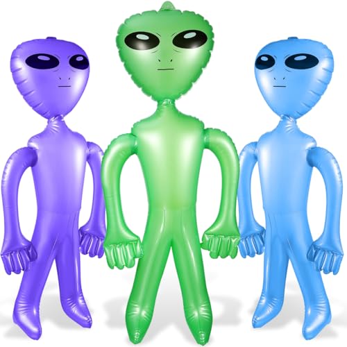 Aufblasbarer Alien-Ballon mit ET Ballon, Dreiteiliges aufblasbares Alien-Set,Ballonspielzeug für Halloween, Themenpartys, Geburtstagsfeiern, Karneval Aufblasbarer Alien-Ballon mit ET Ballon, Dreiteiliges aufblasbares Alien-Set,Ballonspielzeug für Halloween, Themenpartys, Geburtstagsfeiern, Karneval von AYEUPZ
