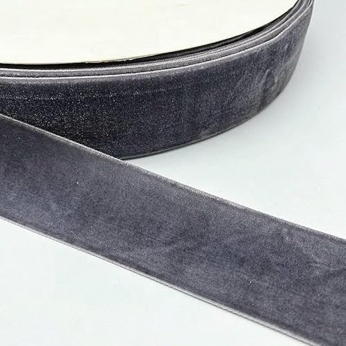 10/15/20/25/38 mm farbiges, einseitiges Polyester-Samtband für Schleifen, Weihnachtsband, Partydekorationen, 15–15 mm (5 Yards) von AYHTUD