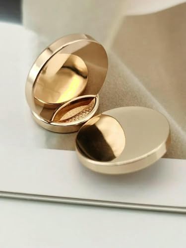 10 Stück runde, glatte, flache goldene Metallknöpfe für Kleidung, Jeans, Blusen, Mini-Nähzubehör, Designer-Nähknöpfe, 1–15 mm, 10 Stück 10 Stück runde, glatte, flache goldene Metallknöpfe für Kleidung, Jeans, Blusen, Mini-Nähzubehör, Designer-Nähknöpfe, 1–15 mm, 10 Stück von AYHTUD