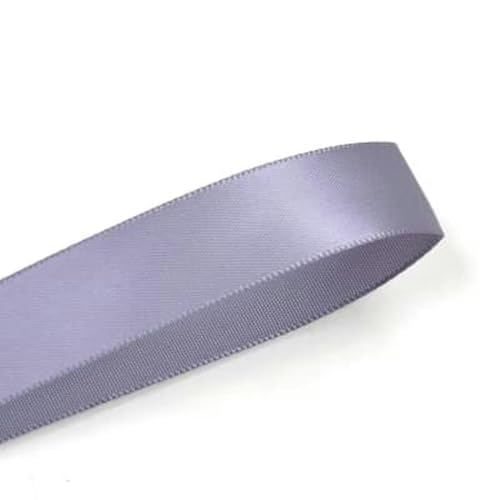 25 28 32 38 mm 100 Yards/Los Einseitiges Satinband Lila für Party-Hochzeitsdekoration Handgemachte Rosenblumen Kunsthandwerk - Distel 435-32 mm von AYHTUD