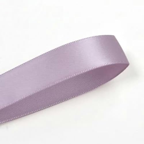 25 28 32 38 mm 100 Yards/Los Einseitiges Satinband Lila für Party-Hochzeitsdekoration Handgemachte Rosenblumen Kunsthandwerk - Fresko 434-28 mm von AYHTUD