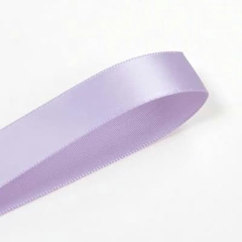 25 28 32 38 mm 100 Yards/Los Einseitiges Satinband Lila für Party-Hochzeitsdekoration Handgemachte Rosenblumen Kunsthandwerk - Helle Orchidee 430-25 mm von AYHTUD