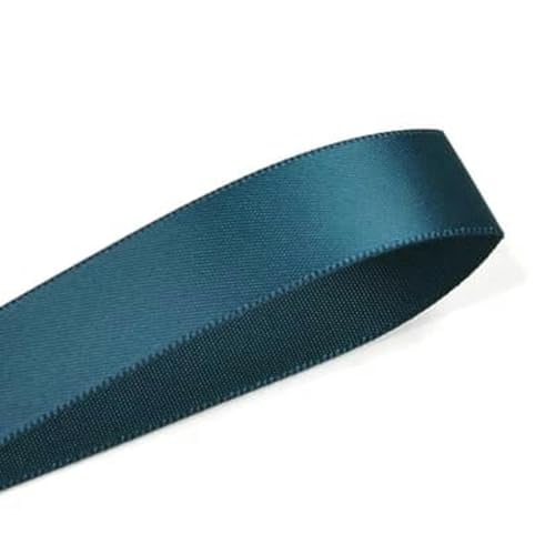 25 28 32 38 mm 100 Yards/Los Einseitiges Satinband Lila für Party-Hochzeitsdekoration Handgemachte Rosenblumen Kunsthandwerk - Militärblau 369-28 mm von AYHTUD