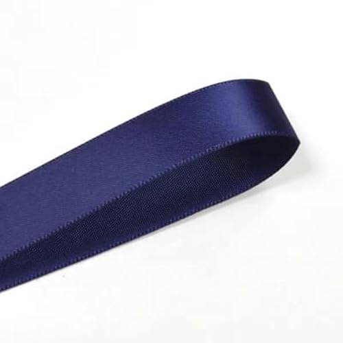 25 28 32 38 mm 100 Yards/Los Einseitiges Satinband Lila für Party-Hochzeitsdekoration Handgemachte Rosenblumen Kunsthandwerk - lnk blau 371-32mm von AYHTUD