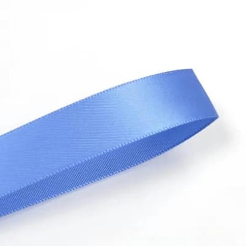 25 28 32 38 mm 100 Yards/Los einseitiges Satinband Lila für Party-Hochzeitsdekoration Handgemachte Rosenblumen Kunsthandwerk - Glyzinien 458-28 mm von AYHTUD