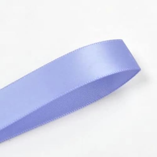 25 28 32 38 mm 100 Yards/Los einseitiges Satinband Lila für Party-Hochzeitsdekoration Handgemachte Rosenblumen Kunsthandwerk -lris 447-32mm von AYHTUD