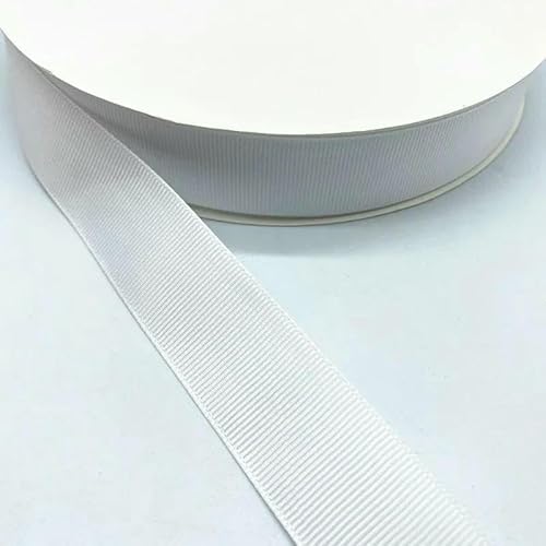 5 Yards, 10–50 mm, Ripsband-Satin für Hochzeits-, Weihnachts- und Partydekorationen, DIY-Bogen-Bastelbänder, Zubehör, 12–50 mm (5 Yards) von AYHTUD