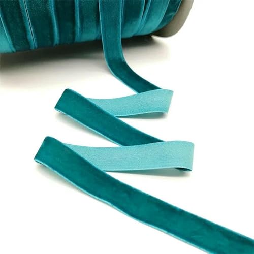 5 Yards 6–25 mm Samtband Hochzeitsfeier-Dekoration Handgemachtes Band zum Verpacken von Haarschleifen DIY Weihnachtsband-Marineblau-6 mm breit von AYHTUD