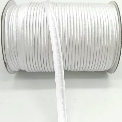 5 Yards Rand Nähband Kordel Seil für Bettlaken Sofa Vorhänge Hüte Kleidung Verschiedene Stoffe DIY-Weiß von AYHTUD