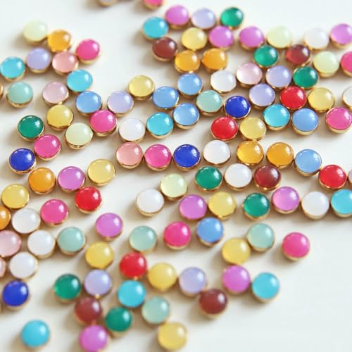 5 mm, 100 Stück, ultrakleine Puppenperlen-Mini-Knöpfe, Gürtelschnalle für DIY-Puppenkleidung, Hemden, Schuhe, Nähzubehör, Scrapbooking, gemischte Farben 5 mm, 100 Stück, ultrakleine Puppenperlen-Mini-Knöpfe, Gürtelschnalle für DIY-Puppenkleidung, Hemden, Schuhe, Nähzubehör, Scrapbooking, gemischte Farben von AYHTUD
