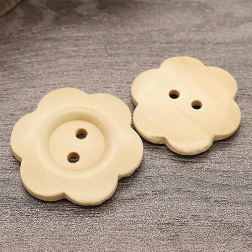 50 Stück DIY Holzknöpfe Nähzubehör Handgefertigte Holzhandwerkskleidung Pulloverdekoration 2 Löcher Holz Vintage Knopf-G Stil 50 Stück-25 mm 50 Stück DIY Holzknöpfe Nähzubehör Handgefertigte Holzhandwerkskleidung Pulloverdekoration 2 Löcher Holz Vintage Knopf-G Stil 50 Stück-25 mm von AYHTUD