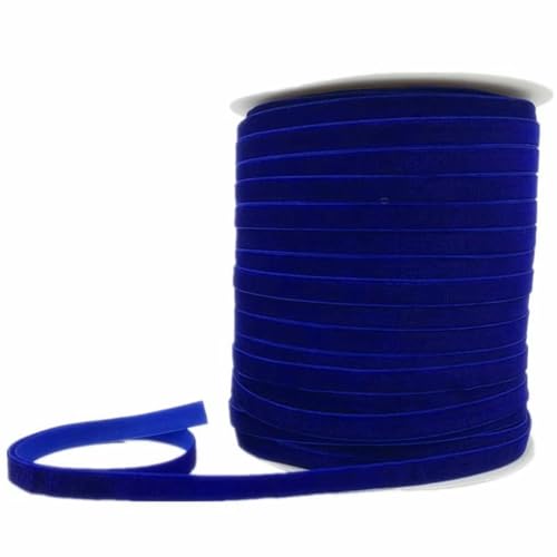 6/10/15/20/25/38 mm Samtband, handgefertigt, Hochzeitsfeier-Dekorationsband zum Verpacken, DIY-Haarschleife, Nähstoff-07–25 mm, 5 Yards von AYHTUD