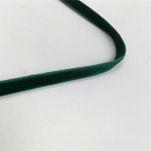 6/9/19/25 mm doppelseitiges grünes Nylon-Samtband für Hochzeits- und Partydekoration, handgefertigtes Geschenkband, DIY, Weihnachten, 1/3/5 Yard-6 mm, grün- von AYHTUD