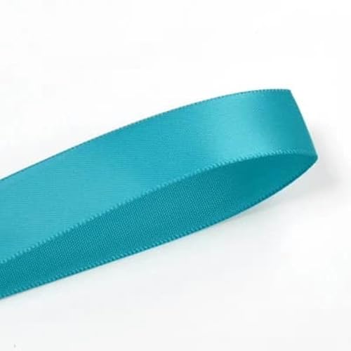 6 9 13 16 19 22 mm doppelseitiges Satinband 100 Yards blau für Party-Hochzeitsdekoration handgefertigte Rosenblüten Ribbongs-Tornadoblau 343-22 mm von AYHTUD