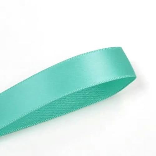 6 9 13 16 19 22 mm doppelseitiges Satinband 100 Yards blau für Party-Hochzeitsdekoration handgefertigte Rosenblüten Ribbongs-Tropic 323-16 mm von AYHTUD