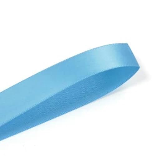 6 9 13 16 19 22 mm doppelseitiges Satinband 100 Yards blau für Party-Hochzeitsdekoration handgefertigte Rosenblüten Ribbongs-copen 335-13,0 mm von AYHTUD