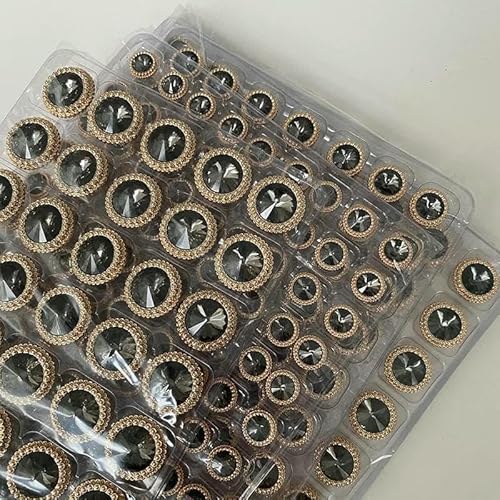 Luxuriöse Kristallknöpfe für Mantel, Windjacke, dekoratives Handarbeitszubehör, Bastelbedarf, Nähen, Hochfußschnalle, 6 Stück, TB476, 1, 15 mm, 6 Stück Luxuriöse Kristallknöpfe für Mantel, Windjacke, dekoratives Handarbeitszubehör, Bastelbedarf, Nähen, Hochfußschnalle, 6 Stück, TB476, 1, 15 mm, 6 Stück von AYHTUD