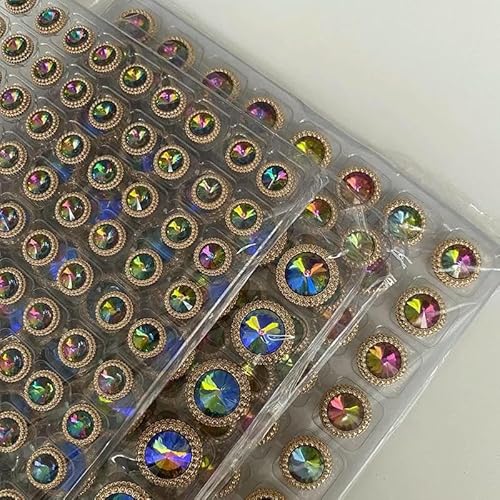 Luxuriöse Kristallknöpfe für Mantel, Windjacke, dekoratives Handarbeitszubehör, Bastelbedarf, Nähen, Hochfußschnalle, 6 Stück, TB476, 6–15 mm, 6 Stück Luxuriöse Kristallknöpfe für Mantel, Windjacke, dekoratives Handarbeitszubehör, Bastelbedarf, Nähen, Hochfußschnalle, 6 Stück, TB476, 6–15 mm, 6 Stück von AYHTUD