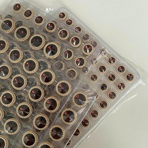Luxuriöse Kristallknöpfe für Mantel, Windjacke, dekoratives Handarbeitszubehör, Bastelbedarf, Nähen, Hochfußschnalle, 6 Stück, TB476, 9–15 mm, 6 Stück Luxuriöse Kristallknöpfe für Mantel, Windjacke, dekoratives Handarbeitszubehör, Bastelbedarf, Nähen, Hochfußschnalle, 6 Stück, TB476, 9–15 mm, 6 Stück von AYHTUD