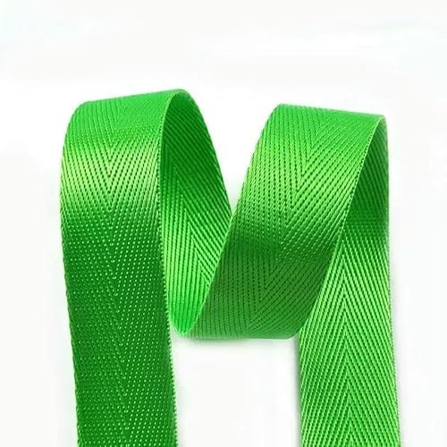 Meter 20/25/32/38/50 mm Nylon-Gurtband, 1 mm dick, einfarbiges Band für Schrägband für Auto-Rucksäcke, Grün, 20 mm Meter 20/25/32/38/50 mm Nylon-Gurtband, 1 mm dick, einfarbiges Band für Schrägband für Auto-Rucksäcke, Grün, 20 mm von AYHTUD