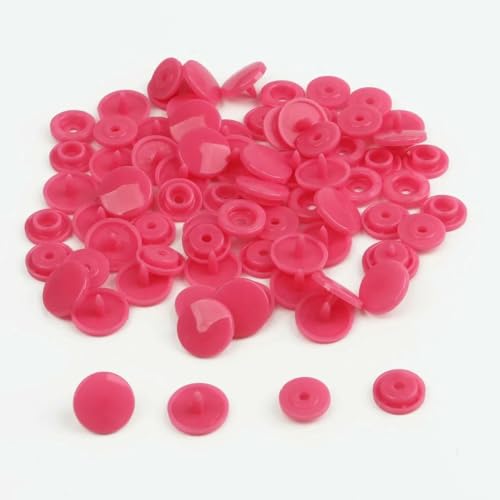 Modische 10/20/50/100 Sets T5 Druckknöpfe Nylonknöpfe Kinderknöpfe Set für Babypuppen Kleidung Nähzubehör-Dunkelfuchsia-10 Sets Modische 10/20/50/100 Sets T5 Druckknöpfe Nylonknöpfe Kinderknöpfe Set für Babypuppen Kleidung Nähzubehör-Dunkelfuchsia-10 Sets von AYHTUD