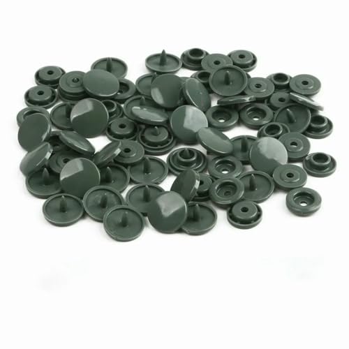 Modische 10/20/50/100 Sets T5 Druckknöpfe Nylonknöpfe Kinderknöpfe Set für Babypuppen Kleidung Nähzubehör-Dunkelgrün-20 Sets Modische 10/20/50/100 Sets T5 Druckknöpfe Nylonknöpfe Kinderknöpfe Set für Babypuppen Kleidung Nähzubehör-Dunkelgrün-20 Sets von AYHTUD