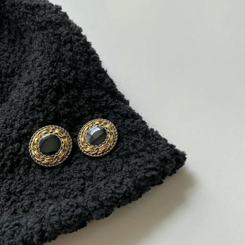 Retro-Metallknöpfe für Manteljacke, Damenkleidung, dekoratives Basteln, 18/25 mm, rund, Designer-Verzierungen, Nähknopf, 3 Stück, TB357, 25 mm Retro-Metallknöpfe für Manteljacke, Damenkleidung, dekoratives Basteln, 18/25 mm, rund, Designer-Verzierungen, Nähknopf, 3 Stück, TB357, 25 mm von AYHTUD