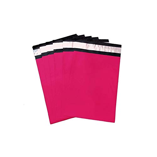 Versandtaschen,Versandbeutel 100 stücke Rosa Selbstklebende Post-Mailing-Paket Kleber-Dichtung Posttasche-Taschen Kurier-Speicher-Shipping-Taschen(Color:32x44cm) von AYKANING