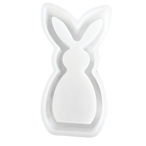 Osterhase Silikonform Ostern Hase Silikonformen Gießformen 3D Silikonform Ostern Kerzenhalter Osterhase DIY Handgemachte (B, One Size) von AYOrpeg