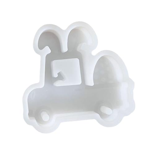 Silikonform Ostern 3D Kaninchen Gießform Ostern 3D Osterhase Silikonform Kerzenhalter Kaninchen Gießformen Silikon Silikonformen Gießformen (Clear-1, One Size) von AYOrpeg