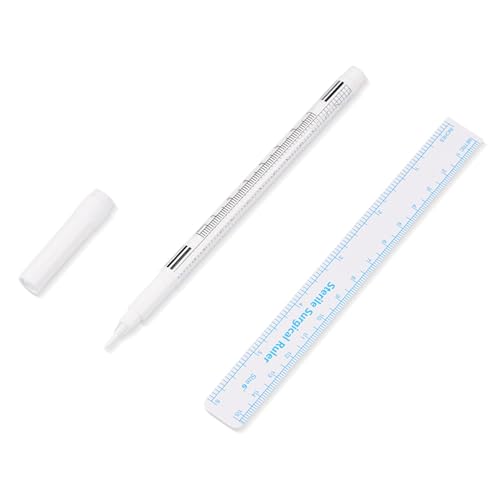 10x Haut Marker Wasserdicht Positionierung Stift Weiß Chirurgische Haut Marker Augenbraue Make Up Stift Make Up Position Mark von AYPOHU