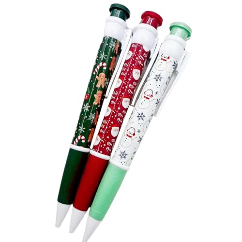 3Pcs Neuheit Riesige Stift Weihnachten Kugelschreiber Einziehbare Riesige Stift Strumpf Füllstoffe Für Student Schreiben Journaling von AYPOHU