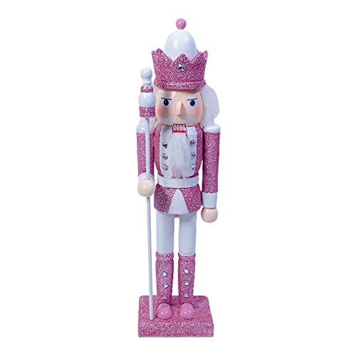 AYPOHU 30 cm Nussknacker Soldat König Figur Holzfigur Spielzeug Weihnachtsdekoration Für Regale Tische Urlaub 2023 Neujahrsgeschenk von AYPOHU